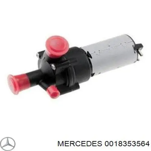 0018353564 Mercedes bomba de água (bomba de esfriamento, adicional elétrica)