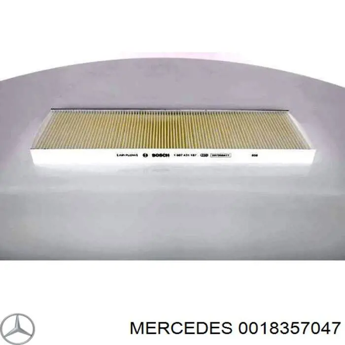 0018357047 Mercedes Внутрисалонный фильтр