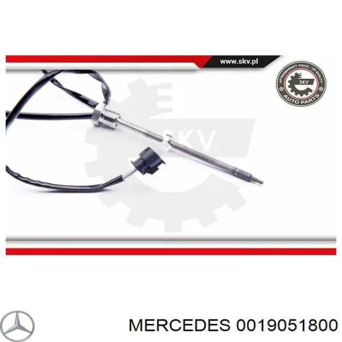 Датчик температуры выхлопных газов перед сажевым фильтром Mercedes 0019051800 цена, от 2277.34 UAH