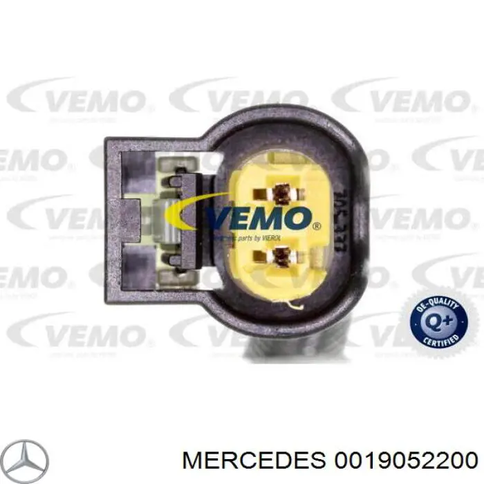 0019052200 Mercedes sensor de temperatura dos gases de escape (ge, de filtro de partículas diesel)