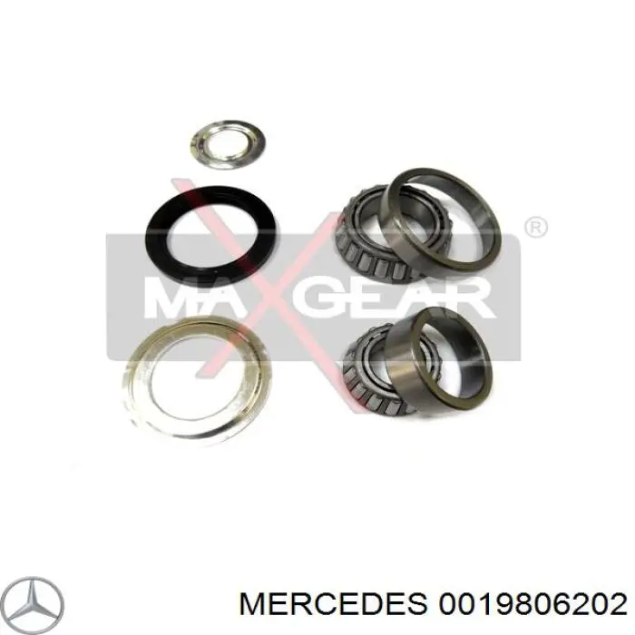 0019806202 Mercedes подшипник ступицы передней