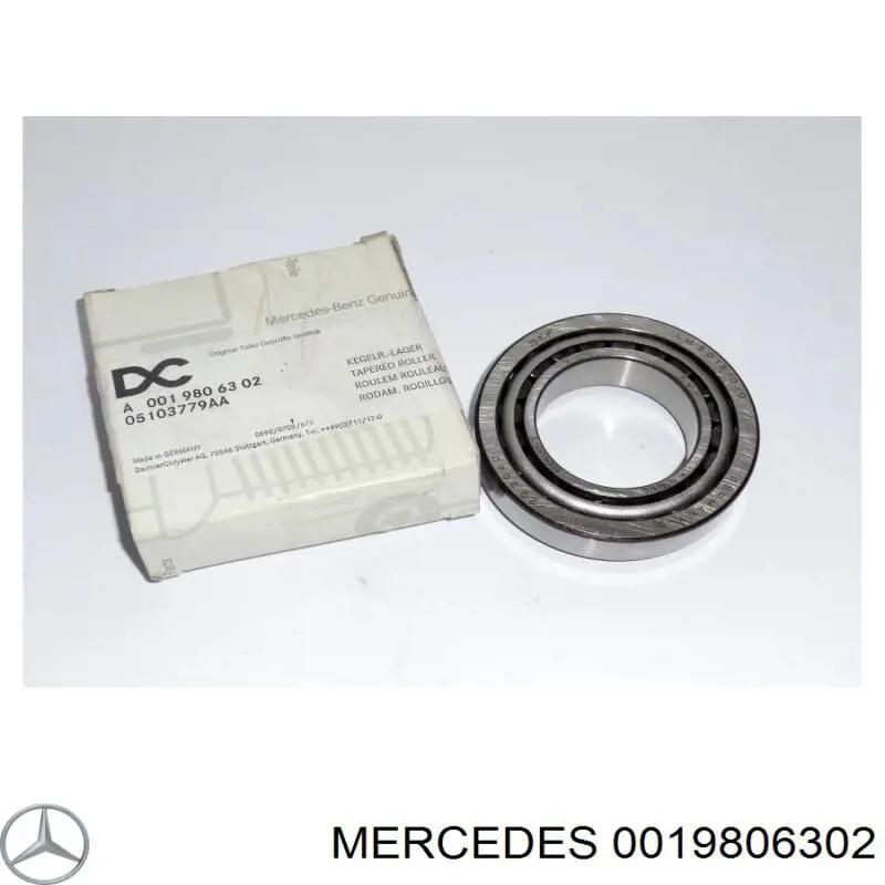 0019806302 Mercedes подшипник ступицы передней