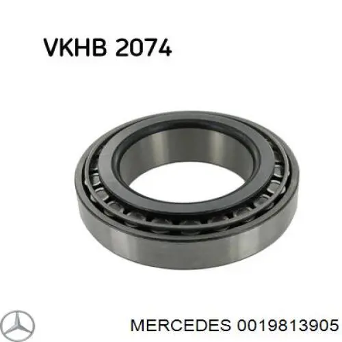 Подшипник ступицы задней наружный 0019813905 Mercedes