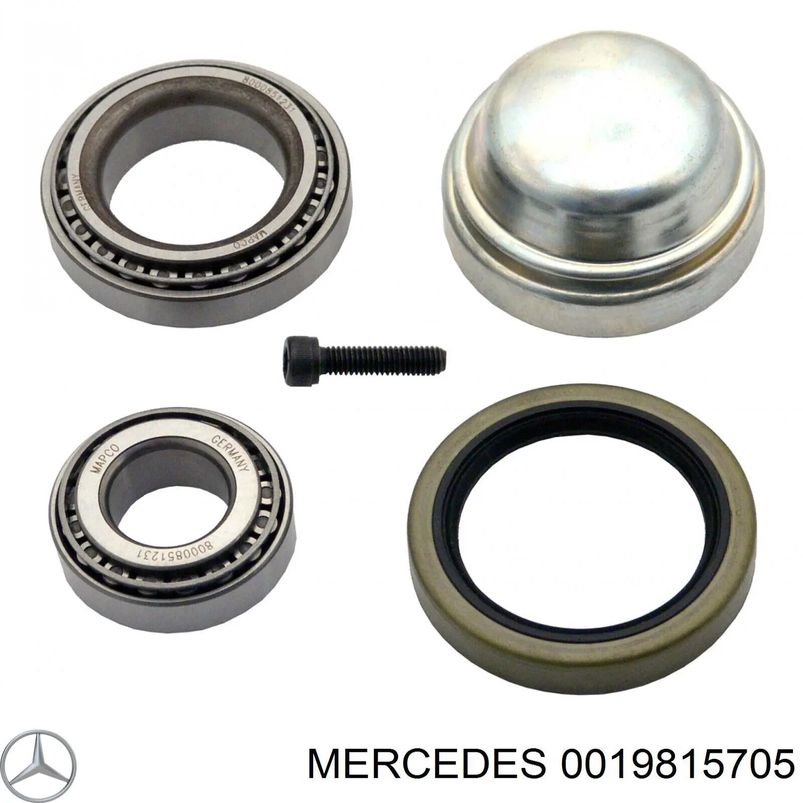 Подшипник промежуточного вала КПП 0019815705 Mercedes