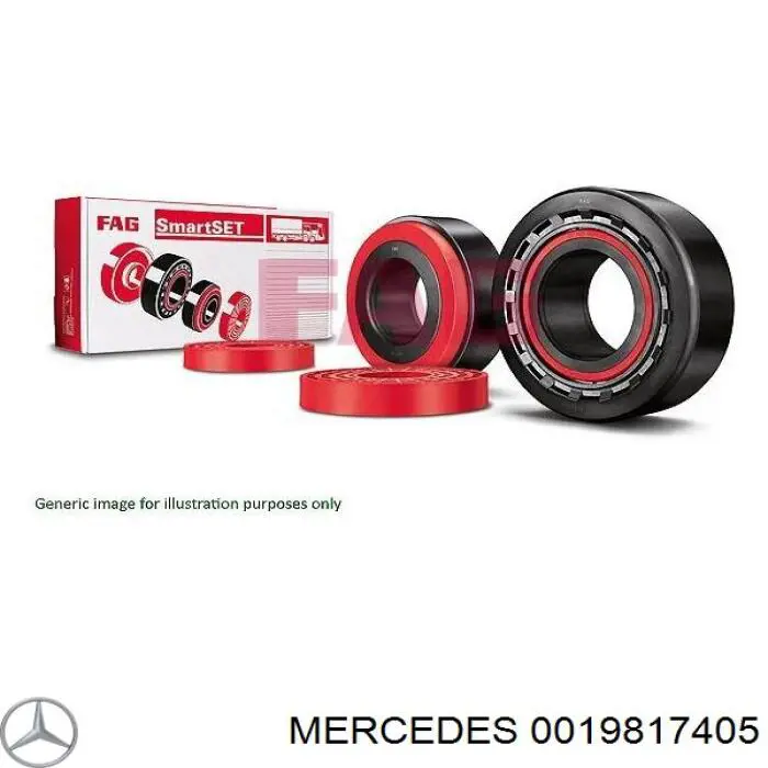 Подшипник ступицы 0019817405 Mercedes