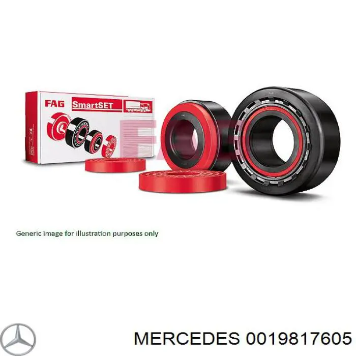 Подшипник ступицы 0019817605 Mercedes