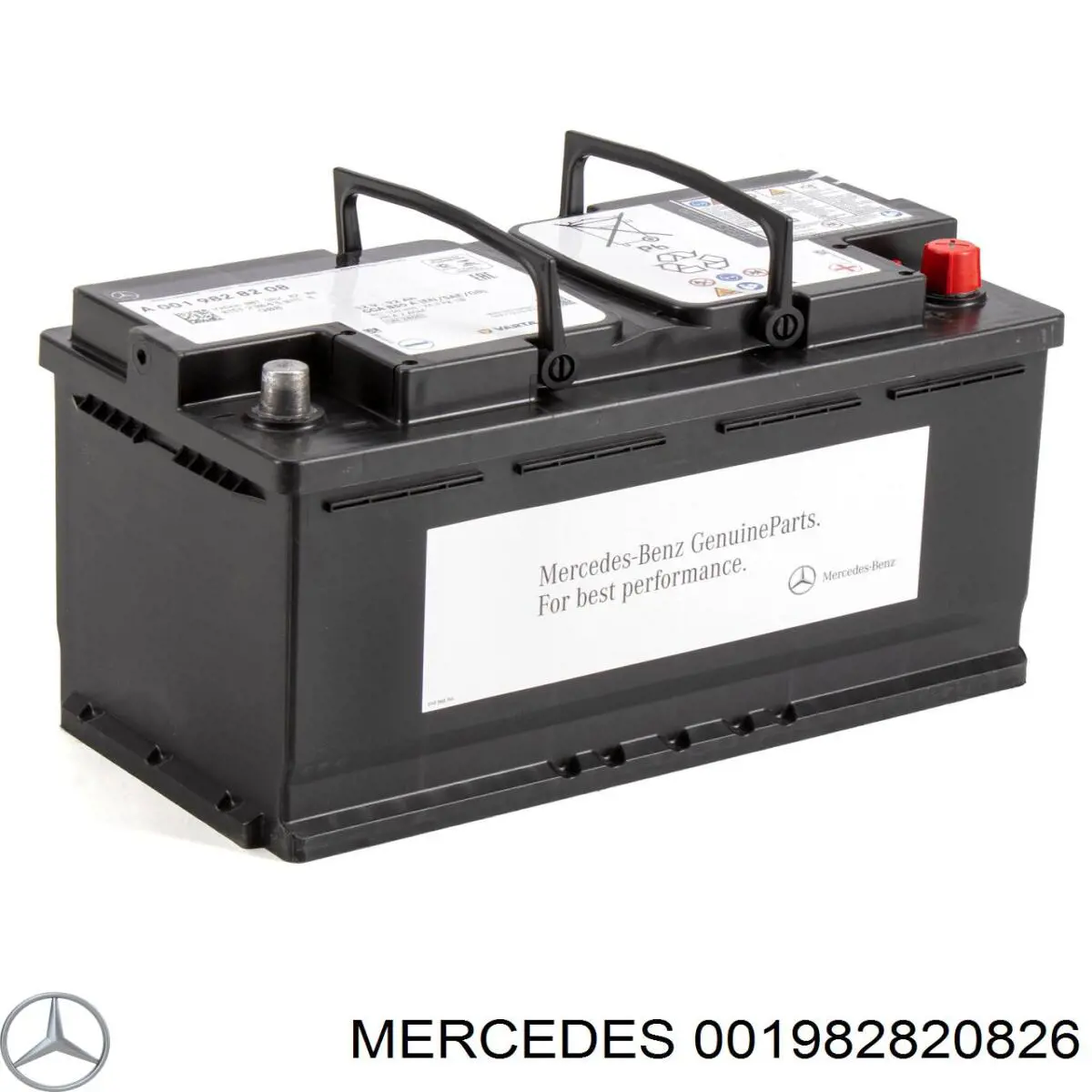 Аккумулятор Mercedes 001982820826