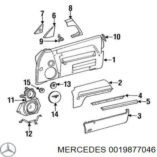 0019877046 Mercedes 