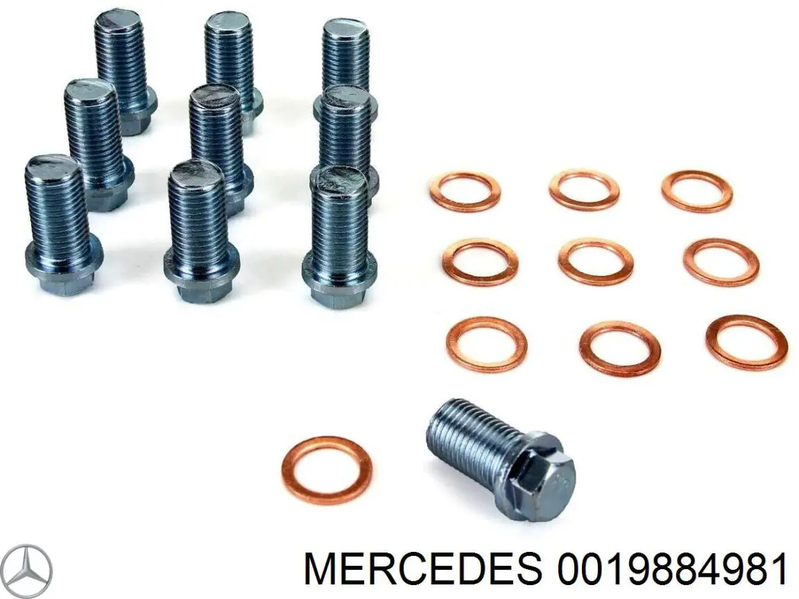 Купить 0019884981 Mercedes Пистон (клип) крепления молдинга двери