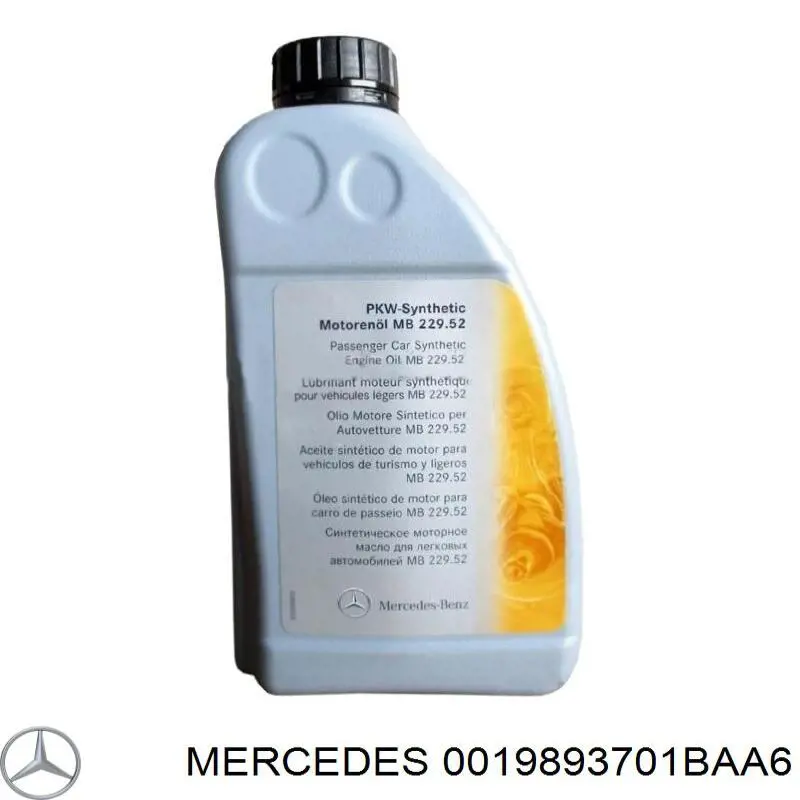 Моторное масло Mercedes (0019893701BAA6)