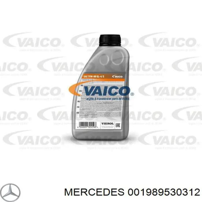 Трансмиссионное масло 001989530312 Mercedes