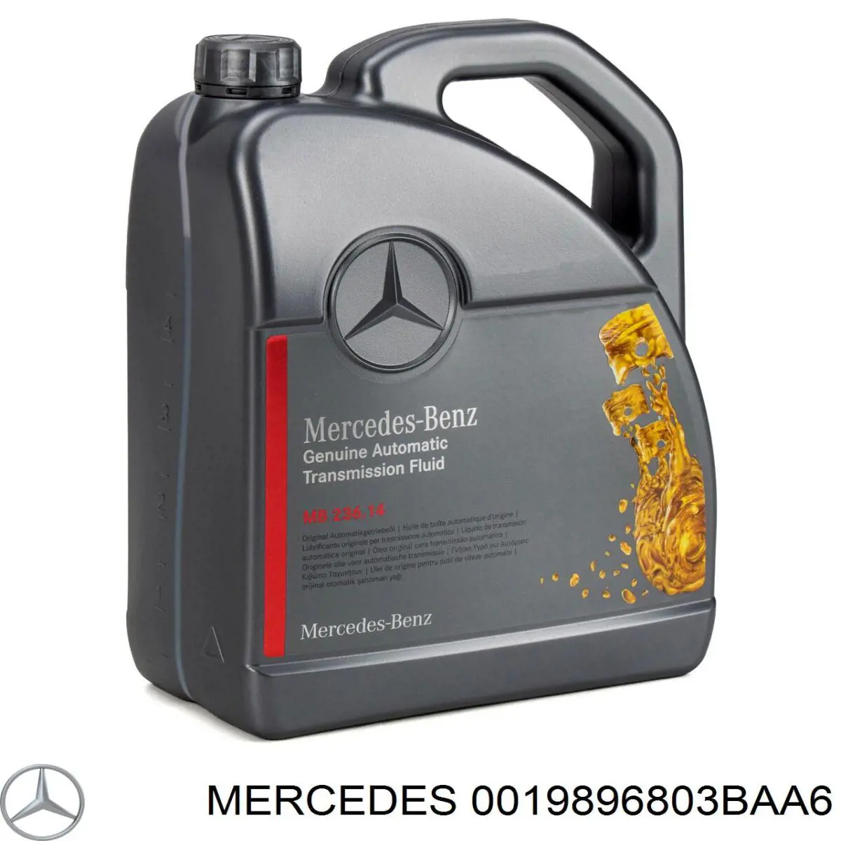 Трансмиссионное масло 0019896803BAA6 Mercedes