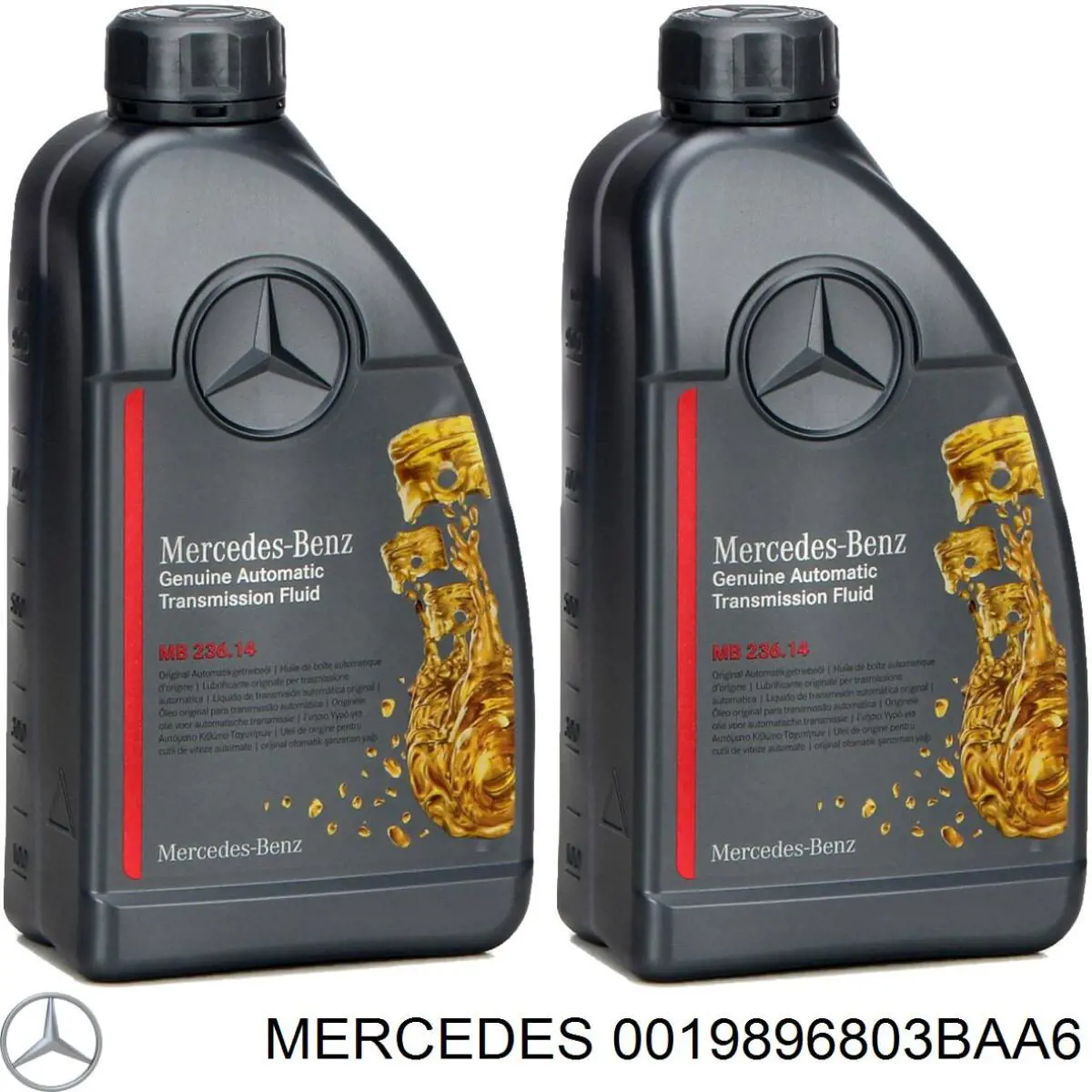 Масло трансмиссионное Mercedes 0019896803BAA6 цена, от 13.31 USD