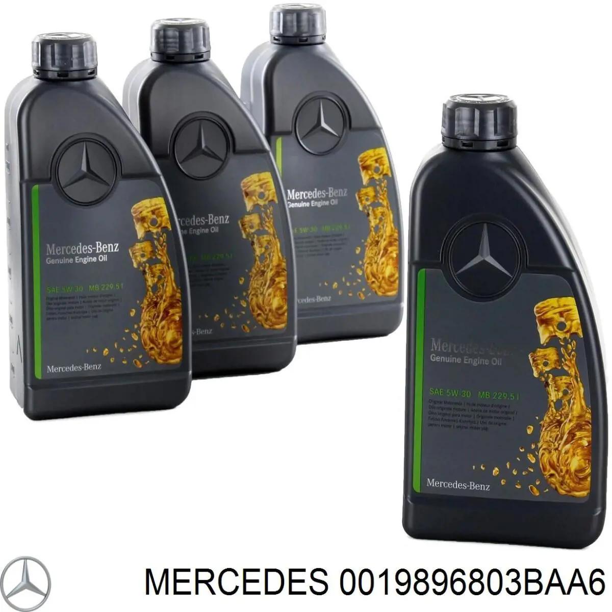 Купить 0019896803BAA6 Mercedes Масло АКПП