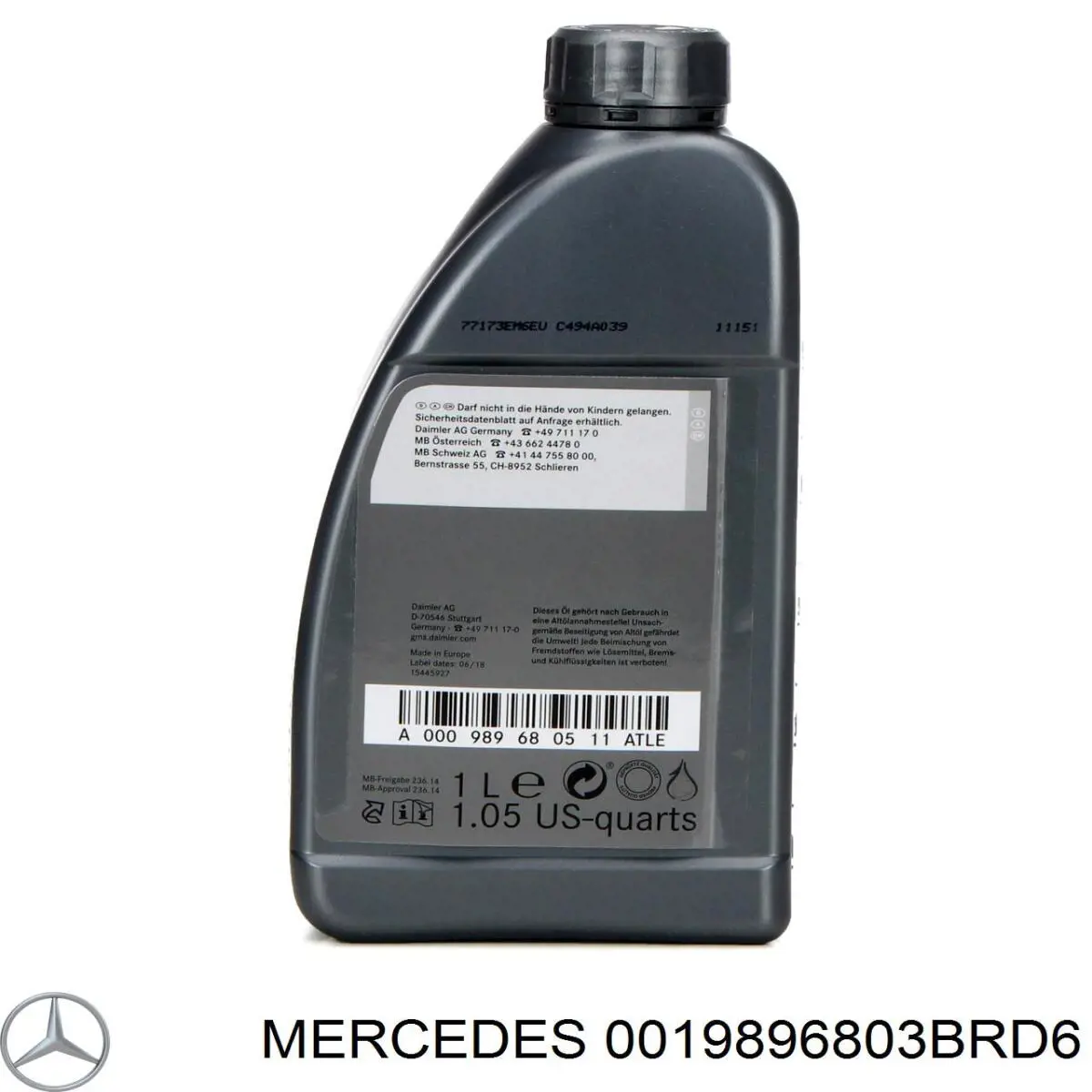  Mercedes 0019896803BRD6 цена, от 23.96 USD