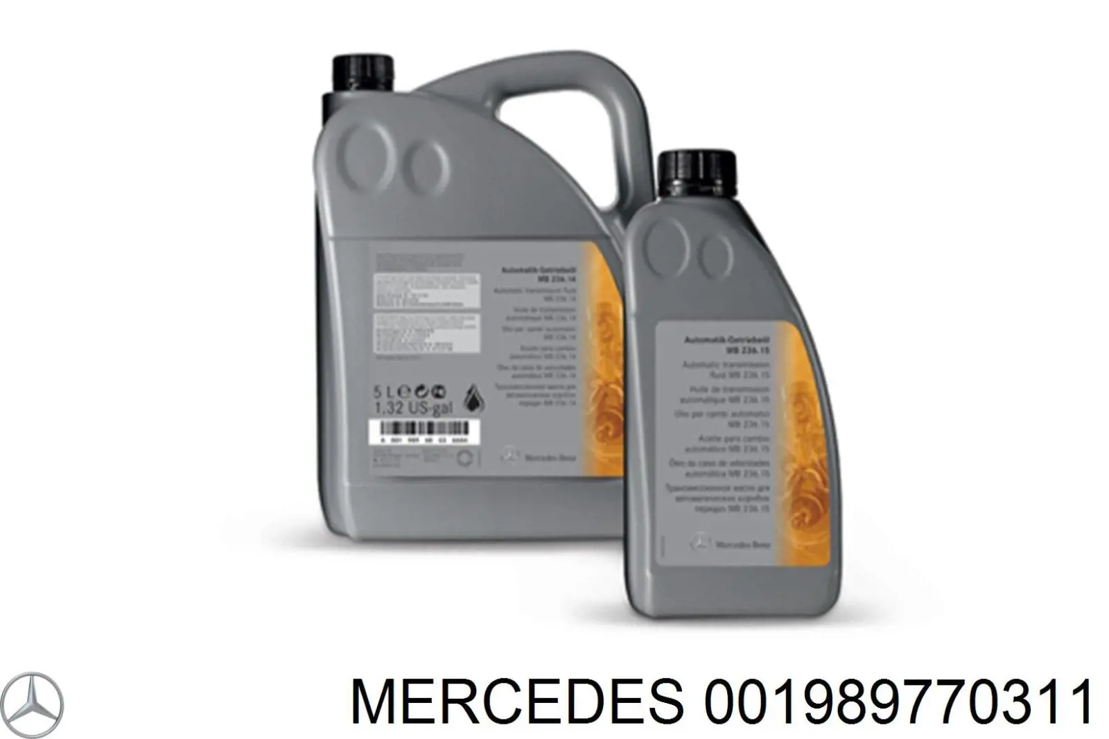 Трансмиссионное масло 001989770311 Mercedes