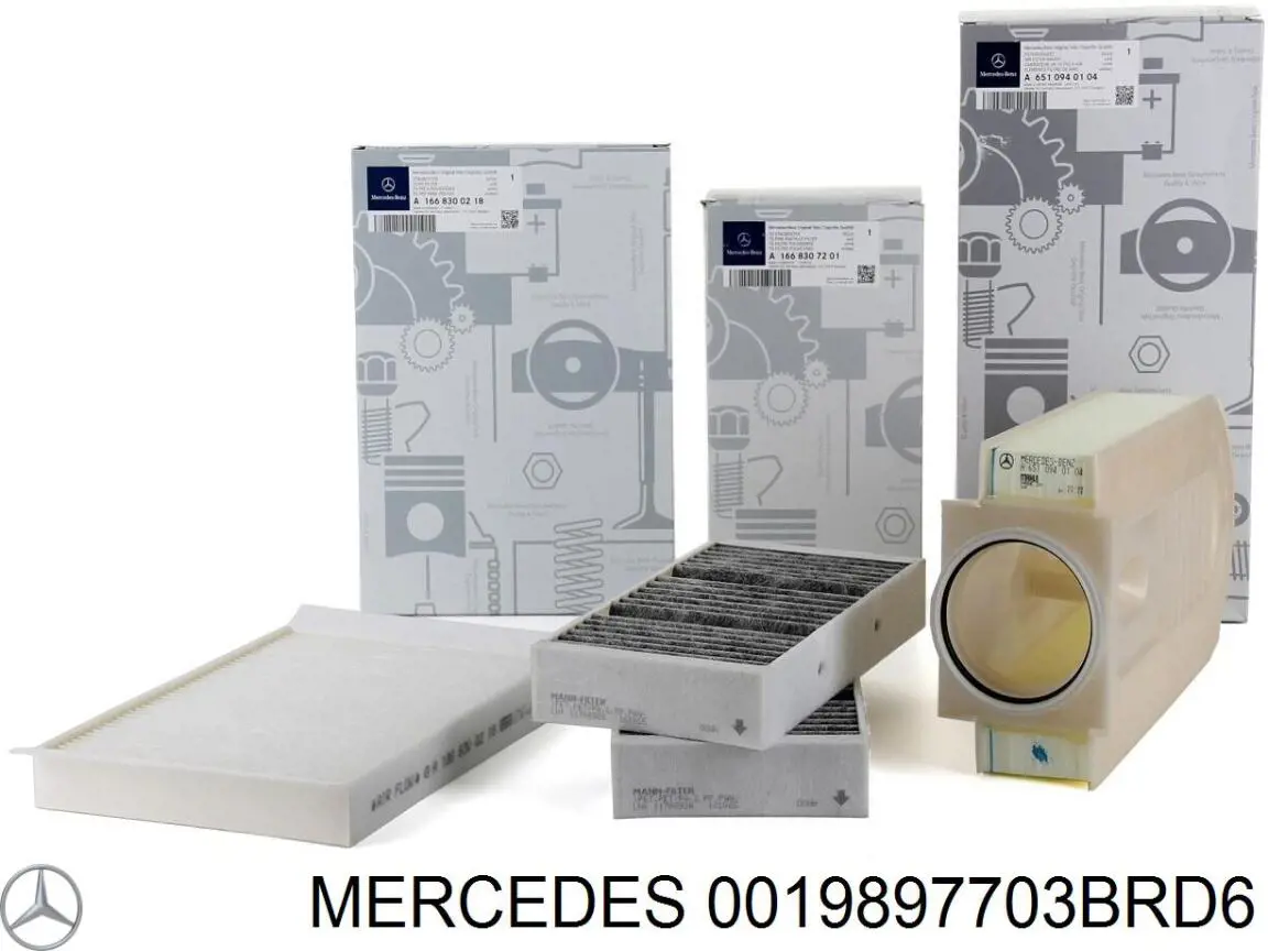 0019897703BRD6 Mercedes Масло в коробку передач