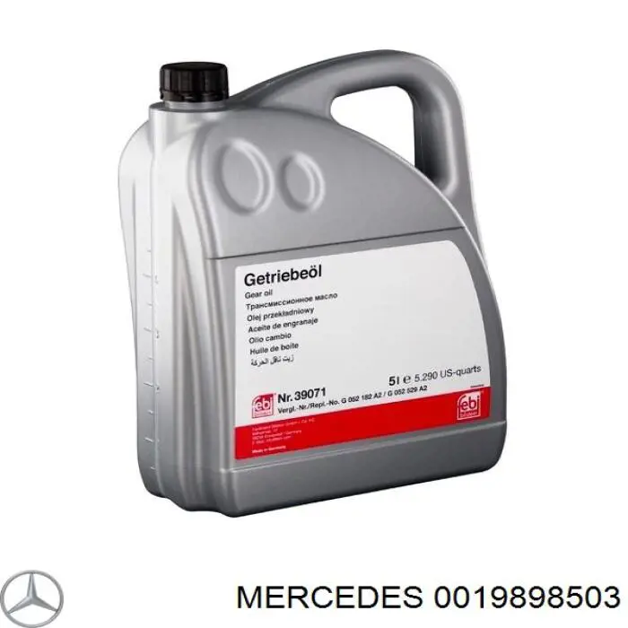  Трансмиссионное масло Mercedes (0019898503)