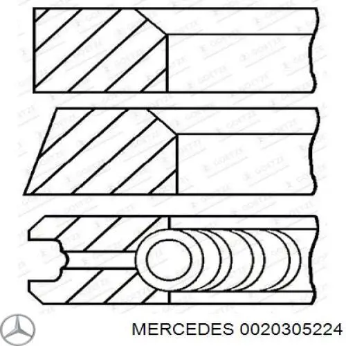 0020305224 Mercedes 