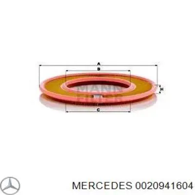 0020941604 Mercedes воздушный фильтр