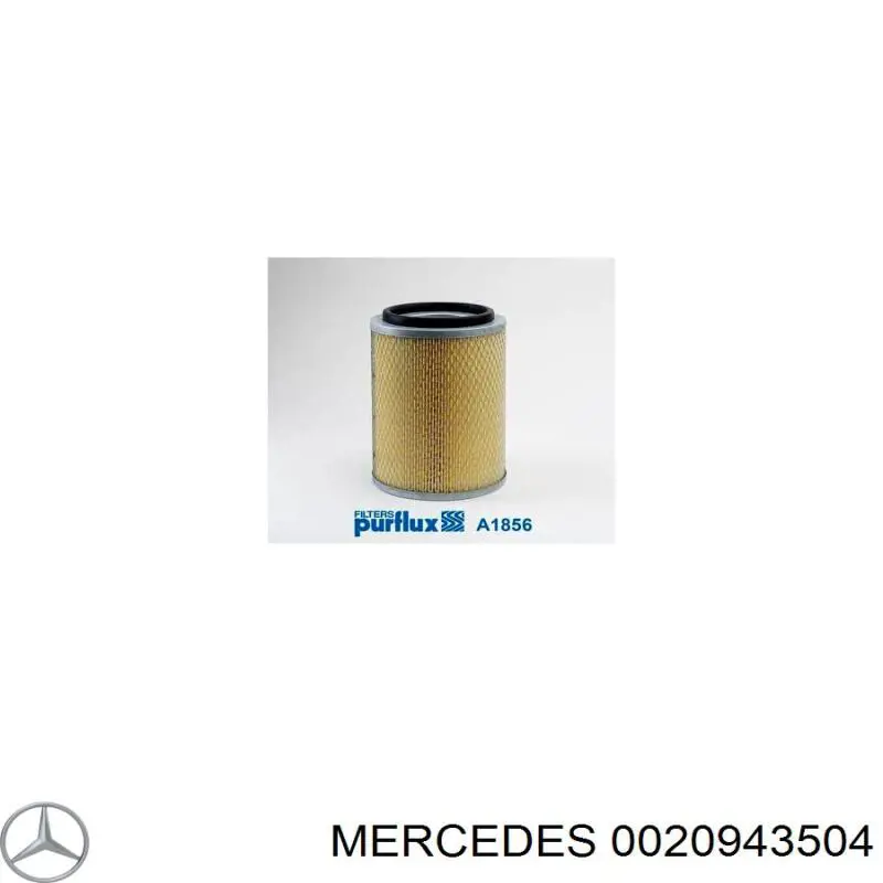 0020943504 Mercedes воздушный фильтр