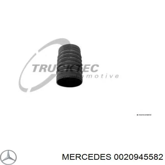 0020945582 Mercedes шланг (патрубок интеркуллера)