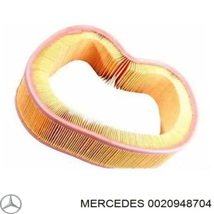 0020948704 Mercedes воздушный фильтр