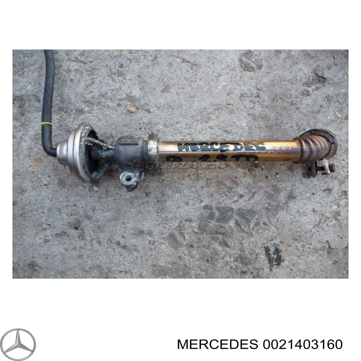 0021403160 Mercedes válvula egr de recirculação dos gases