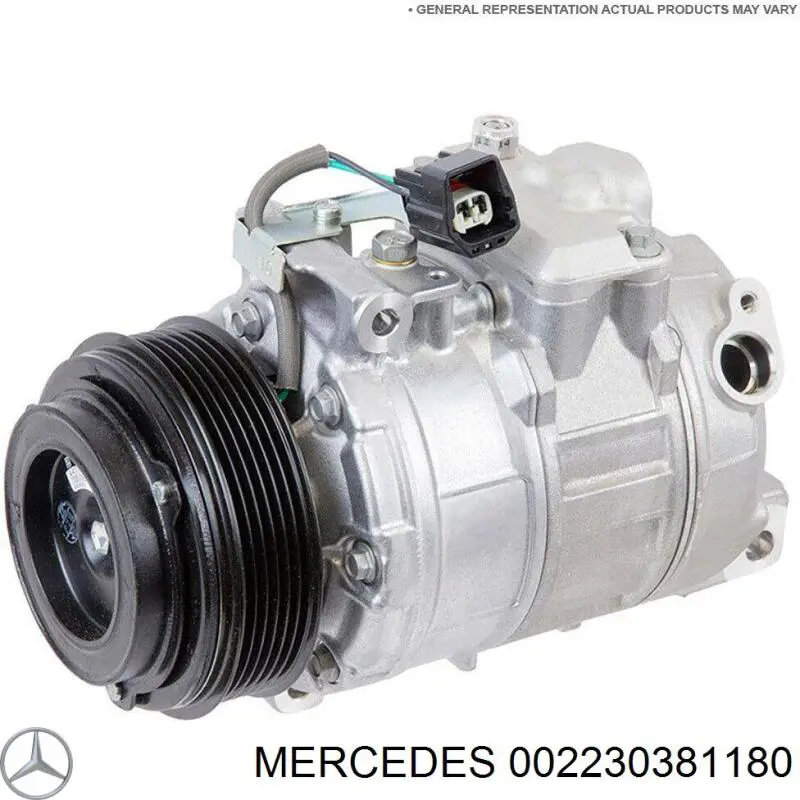 Компрессор кондиционера 002230381180 Mercedes