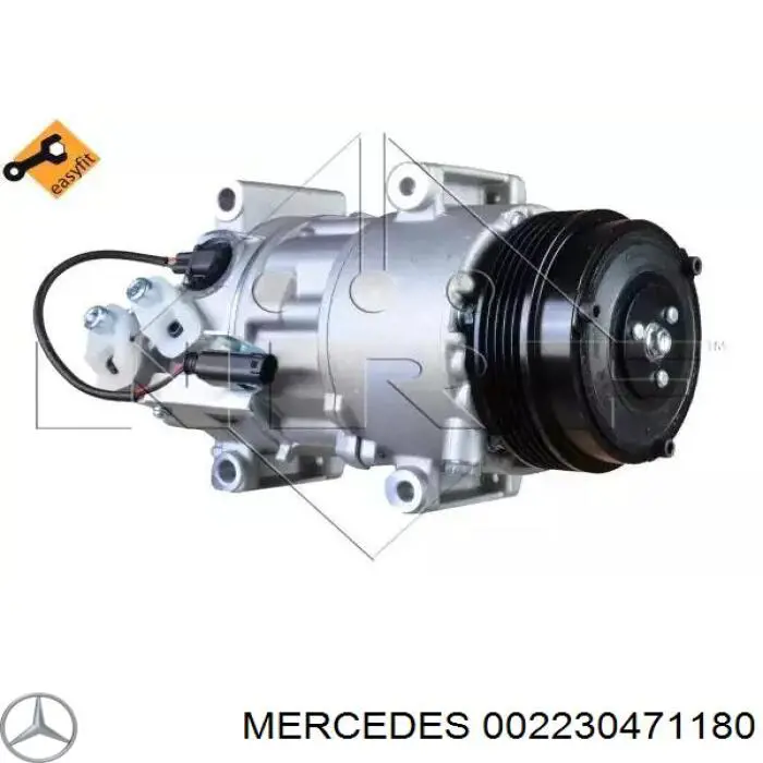 Компрессор кондиционера 002230471180 Mercedes