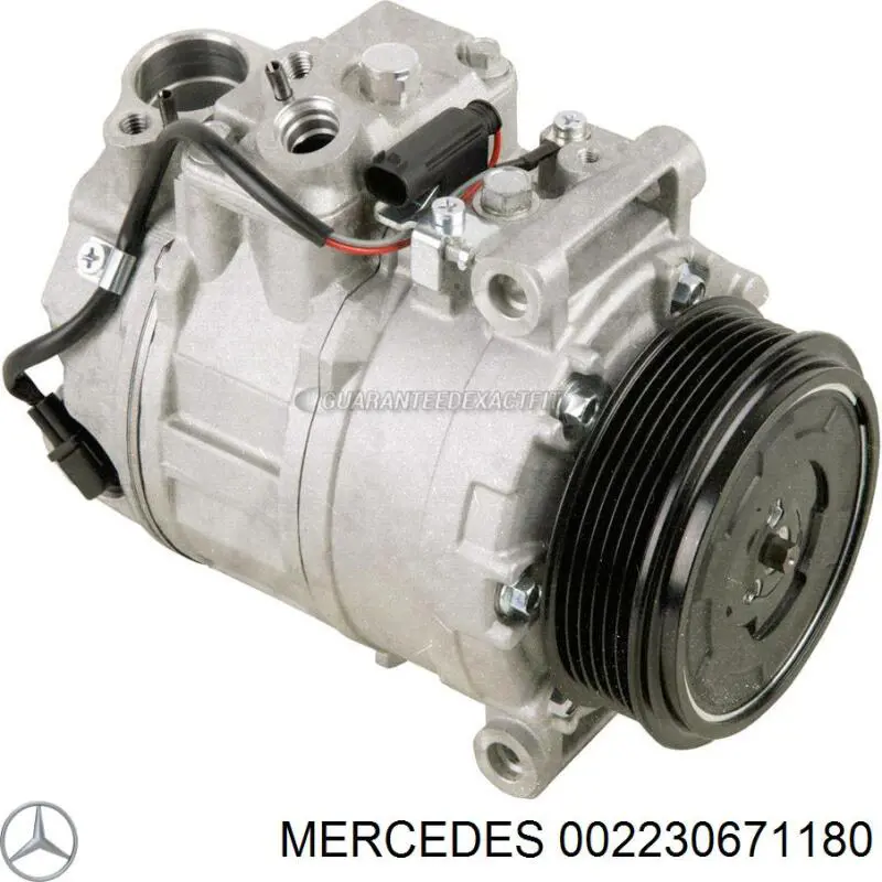 Компрессор кондиционера 002230671180 Mercedes