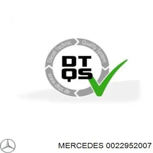 0022952007 Mercedes cilindro de trabalho de embraiagem