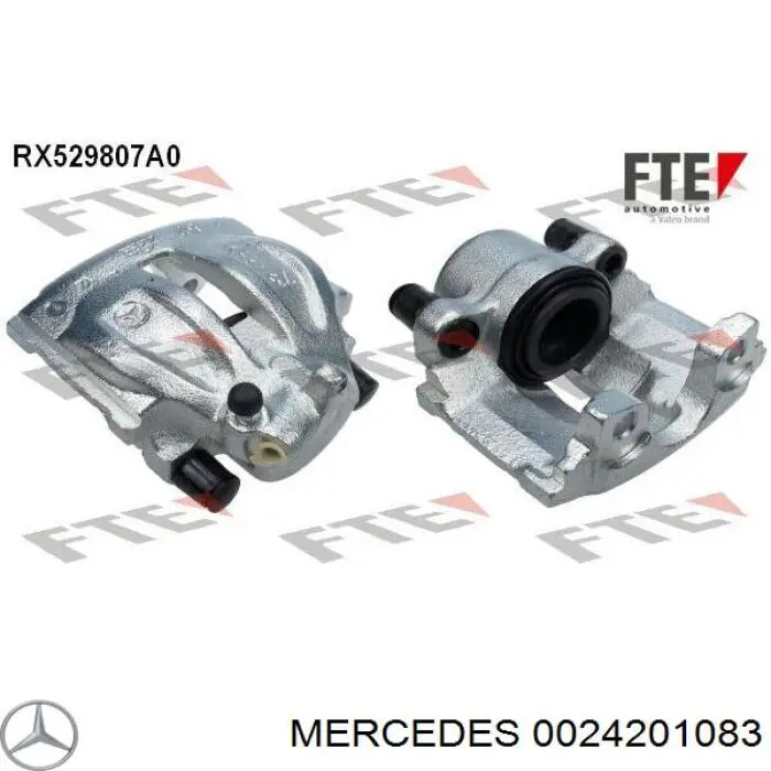 Суппорт задний левый 0024201083 Mercedes