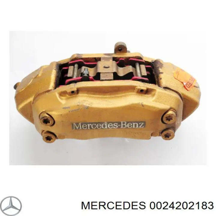 0024202183 Mercedes suporte do freio dianteiro esquerdo