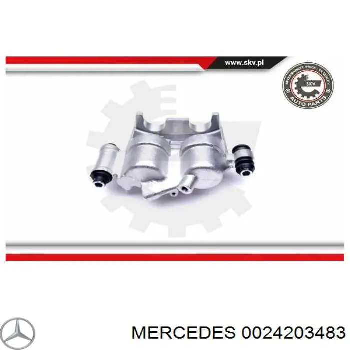 Задний левый суппорт Mercedes 0024203483 цена, от 70.33 USD