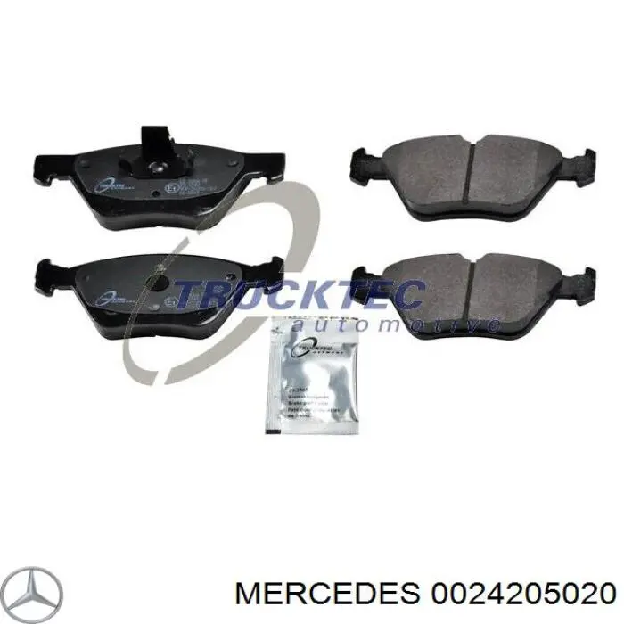 Колодки Mercedes 0024205020 цена, от 19.73 USD