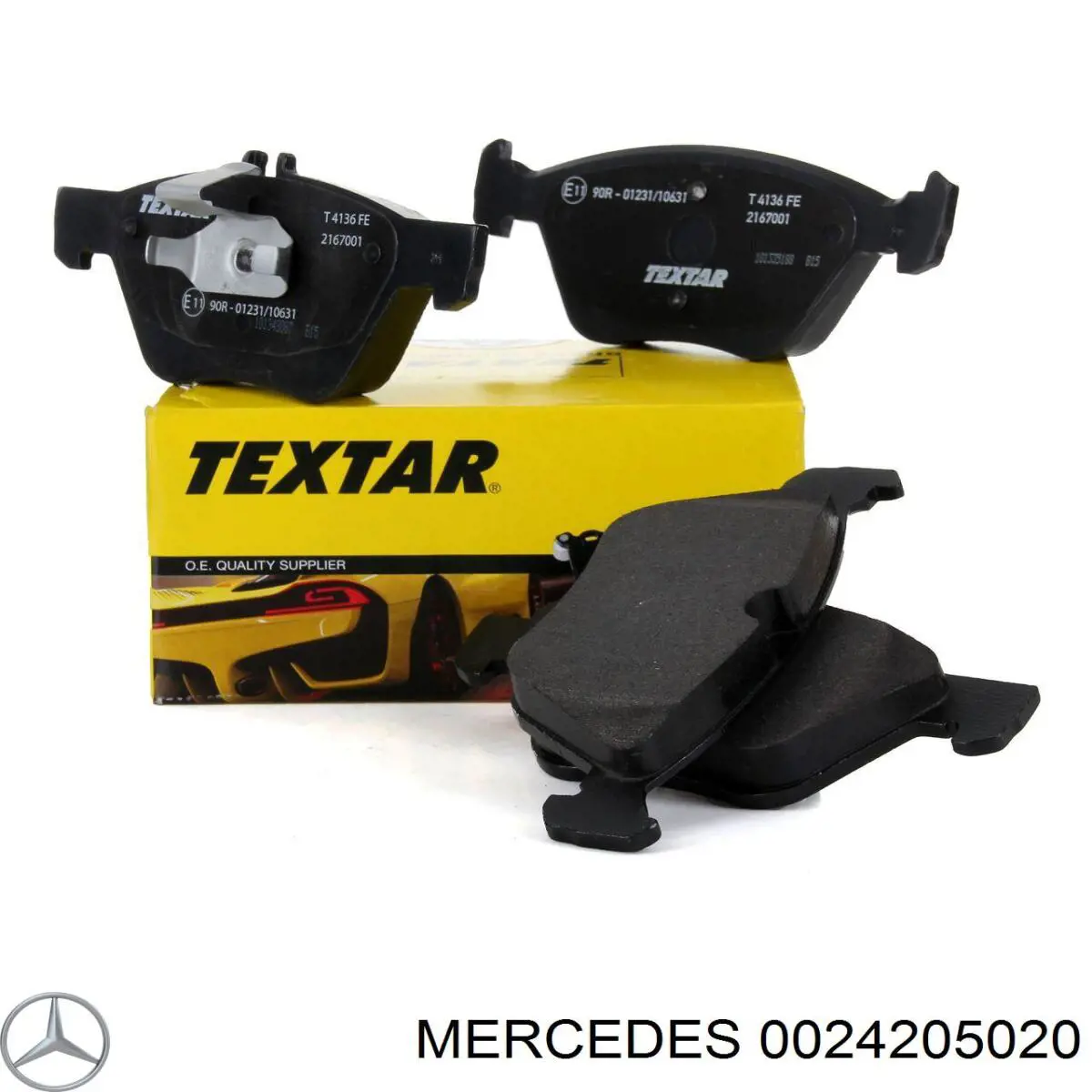 Купить 0024205020 Mercedes Колодки тормозные