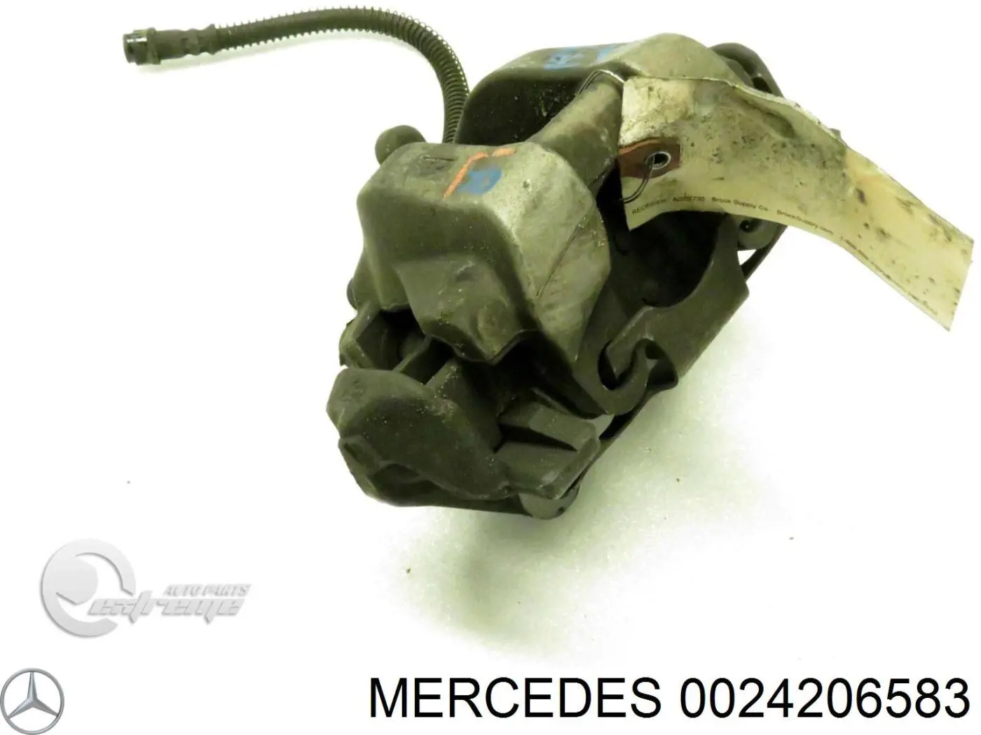 0024206583 Mercedes suporte do freio traseiro esquerdo