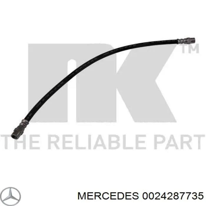 Шланг тормозной передний Mercedes 0024287735 цена, от 6.14 USD