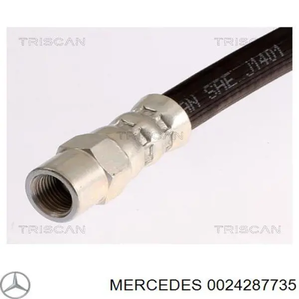 Купить 0024287735 Mercedes Шланг тормозной передний