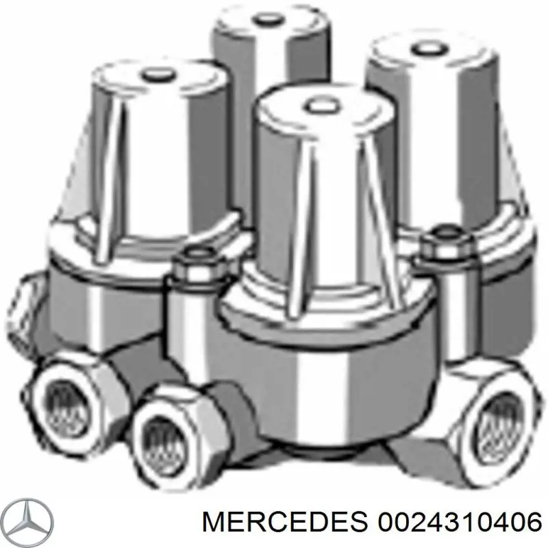 0024310406 Mercedes клапан ограничения давления пневмосистемы