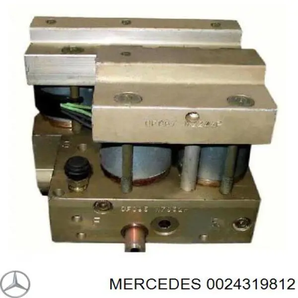0024319812 Mercedes unidade hidráulico de controlo abs
