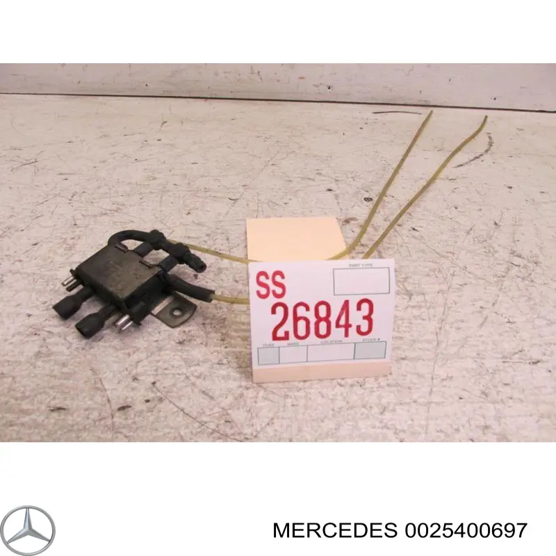 0025400697 Mercedes Клапан продувки катализатора