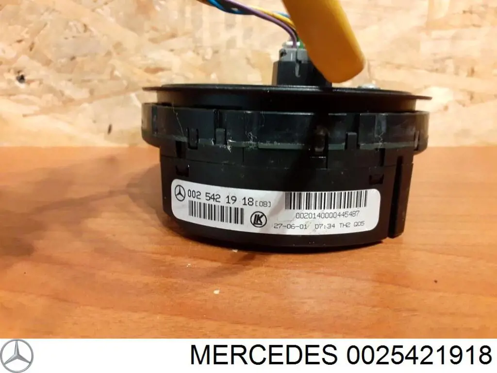 0025421918 Mercedes sensor do ângulo de viragem do volante de direção