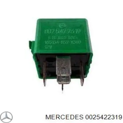 0025422319 Mercedes relê do compressor de suspensão pneumática