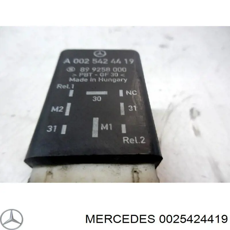 0025424419 MERCEDES Relé de ventilador de habitáculo original y equivalente