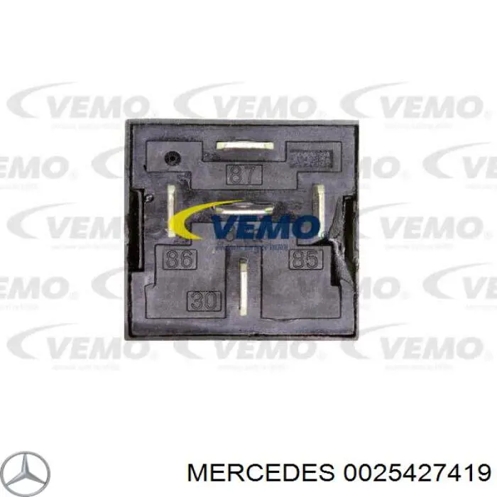 Реле электрическое многофункциональное Mercedes 0025427419