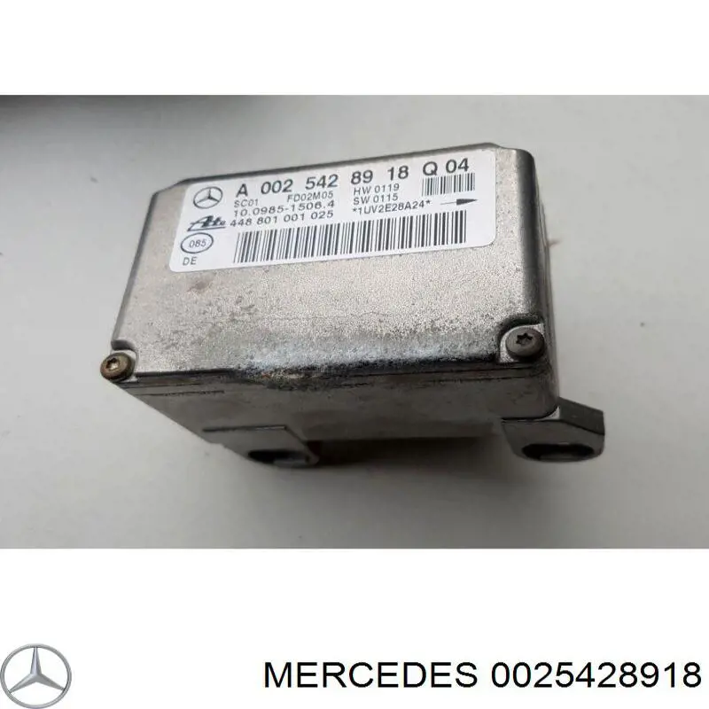 Датчик поперечного ускорения (ESP) на Mercedes ML/GLE (W163)