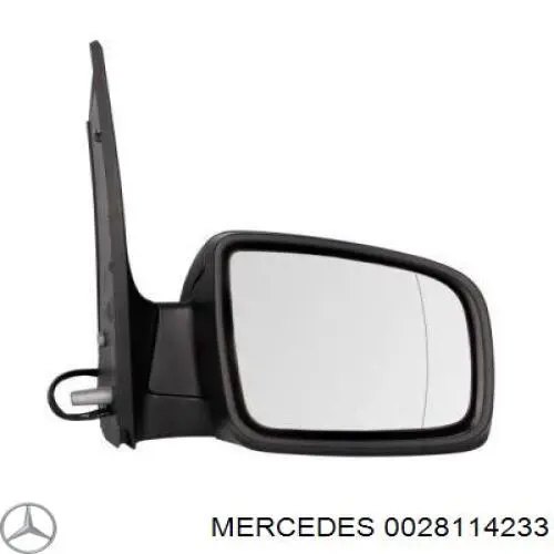 Стекло зеркала заднего вида, правого Mercedes 0028114233 цена, от 10.18 USD