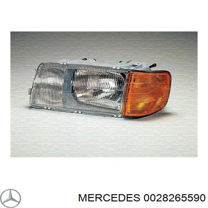 Стекло фары правой Mercedes 0028265590 цена, от 15.45 USD